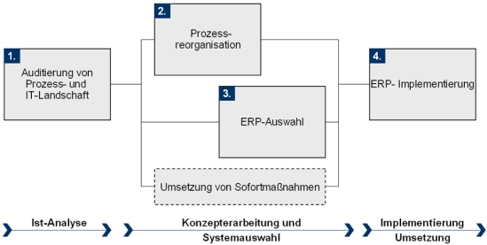Konzept und Vorgehensweise zur ERP-Auswahl und -Implementierung