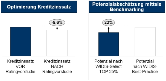 Einige Potenziale durch ein umfassendes Risikomanagement